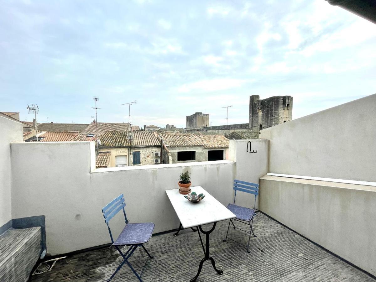 Chambre, Balcon, Vu Remparts, Clim Aigues-Mortes Exteriör bild
